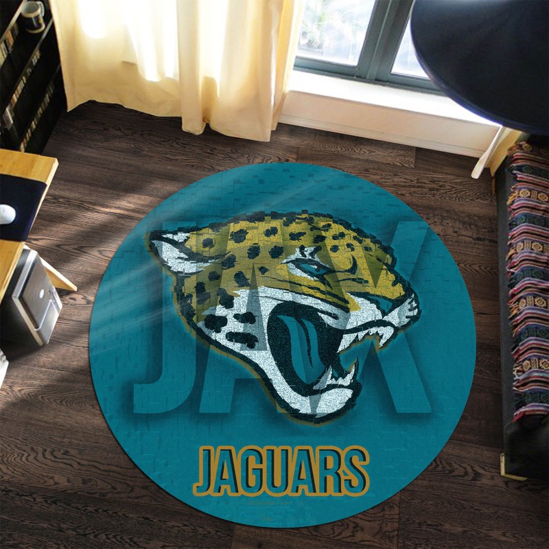 Jacksonville Jaguars Round Rug