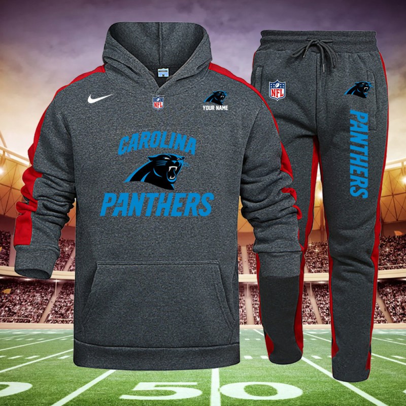 Carolina Panthers Hoodie and Sweatpants Set Image 1