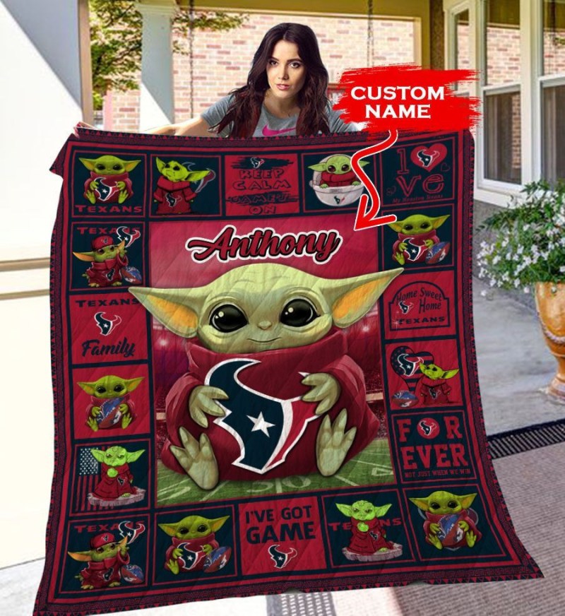 Houston Texans Personalized Quilt