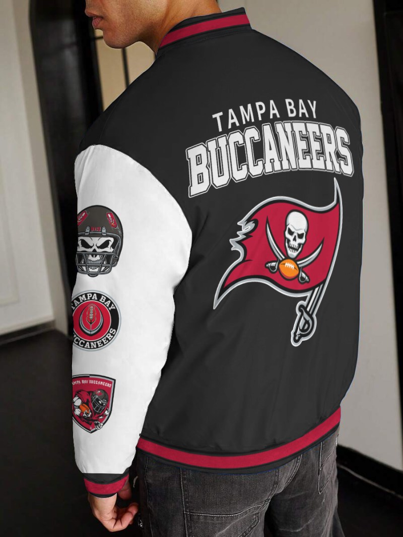 Tampa Bay Buccaneers Varsity Jacket Detail
