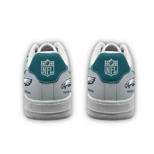 Philadelphia Eagles AF1 Shoes Back View