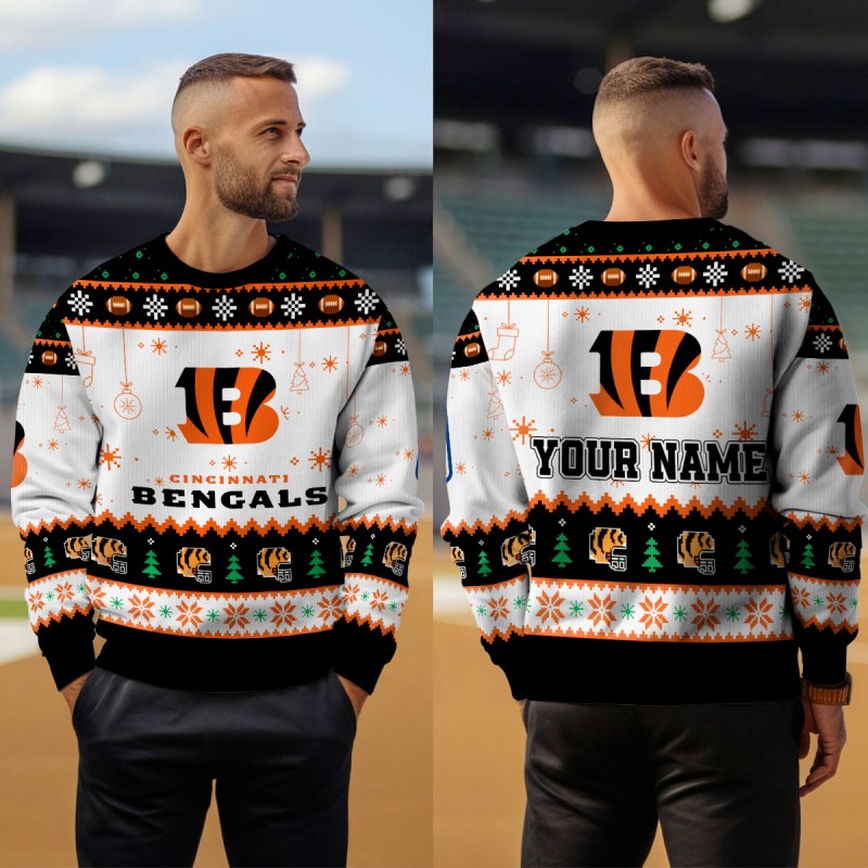 Cincinnati Bengals Premium Ugly Christmas Sweater