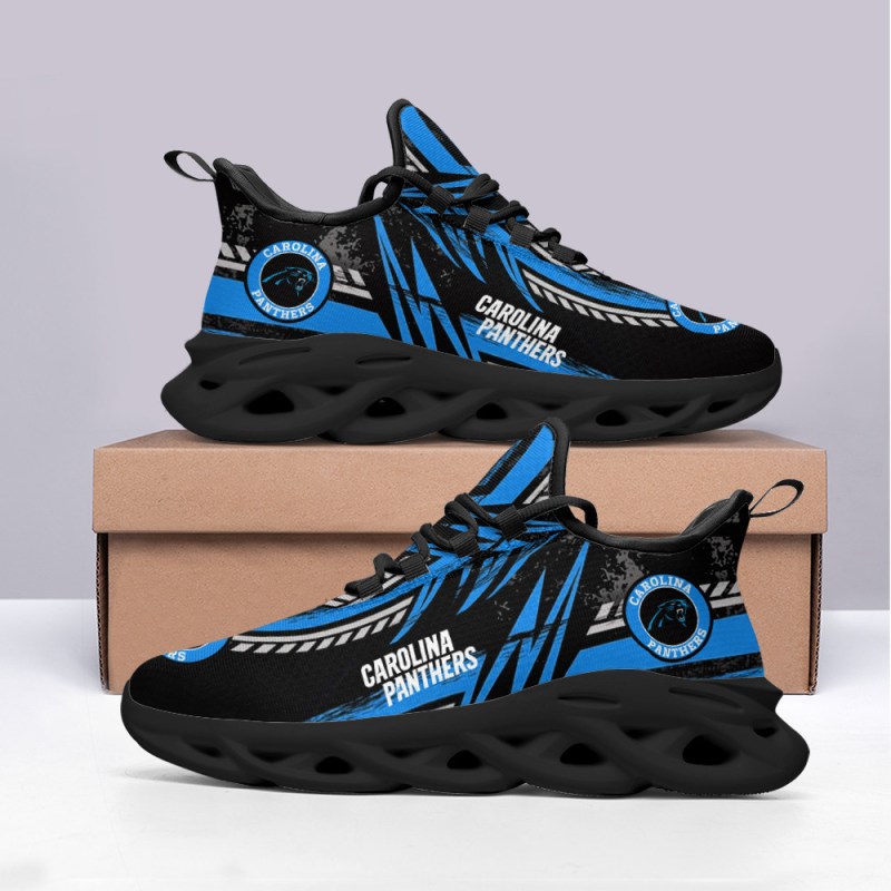 Carolina Panthers Yezy Running Sneakers BB279 5 Carolina Panthers Yezy Running Sneakers