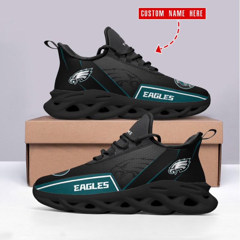 Philadelphia Eagles Personalized Yezy Running Sneakers 2