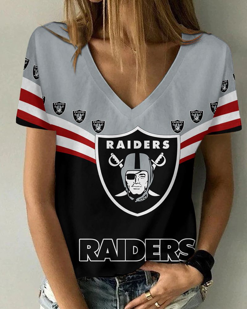Women T-shirt with V-neck