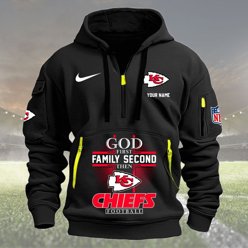 Black Kansas City Chiefs Hoodie