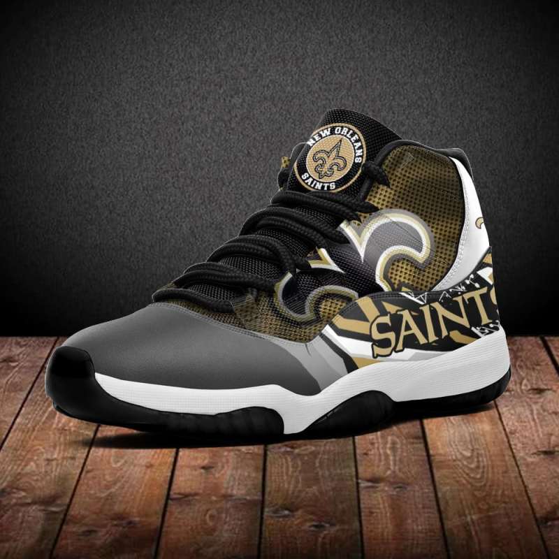 New Orleans Saints AJD11 Sneakers - Back View