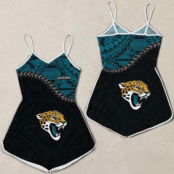 Jacksonville Jaguars Women's Romper Jumpsuit 3D Printed