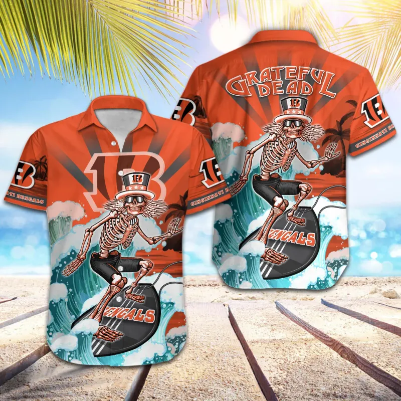 Cincinnati Bengals Button Shirt Sizing Chart