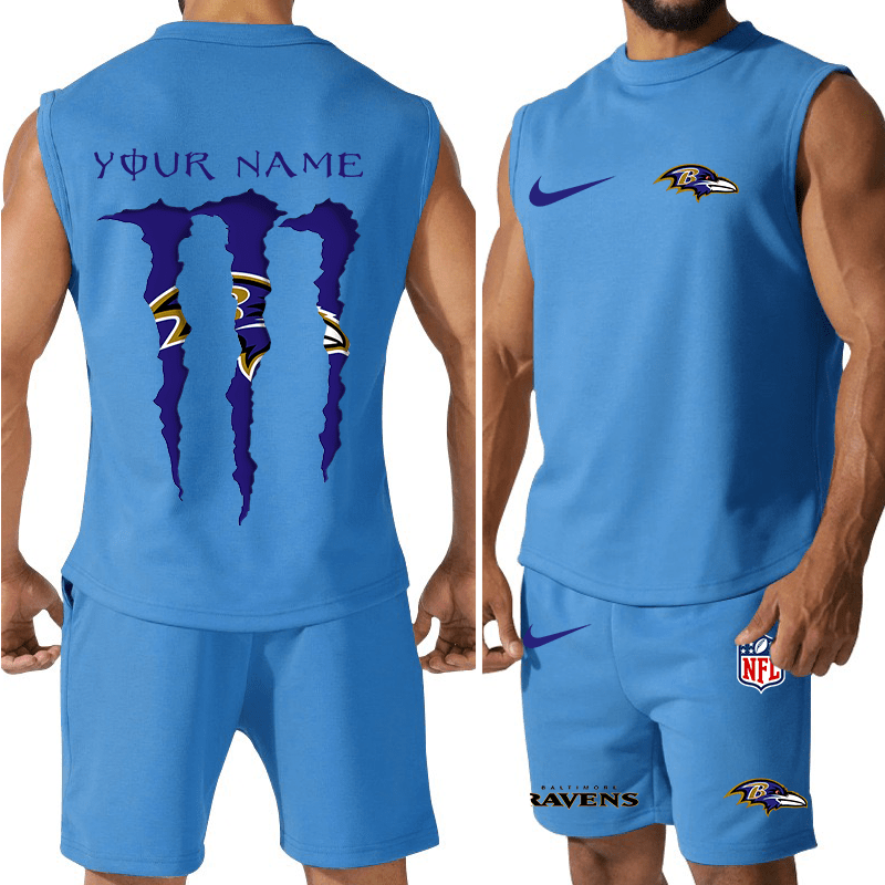 Baltimore Ravens Jersey Tank Top and Shorts