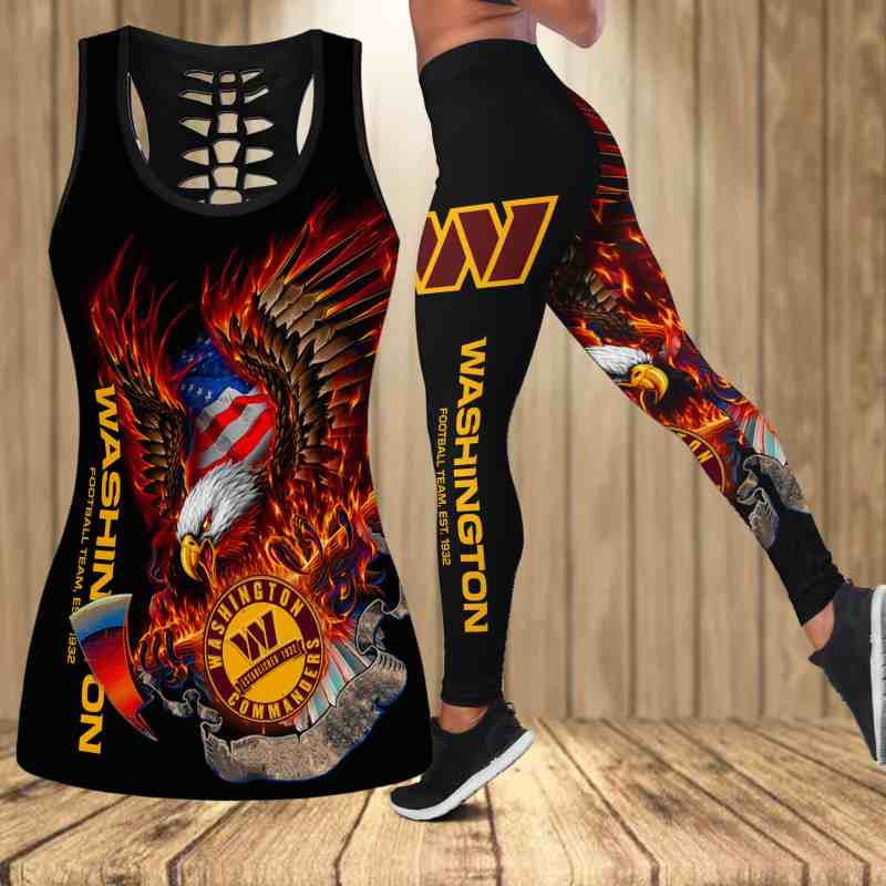 Washington Commanders Combo Tank Top and Leggings
