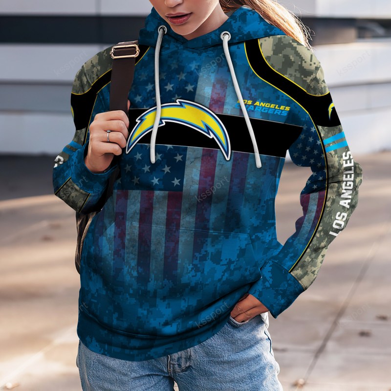 Los Angeles Chargers Personalized Hoodie