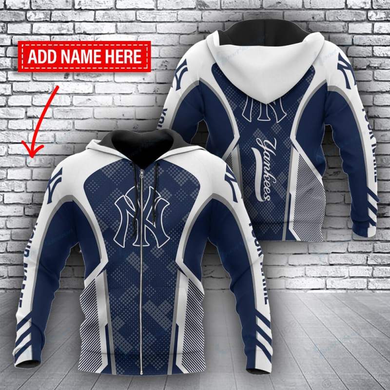 New York Yankees Personalized Hoodie BB204 Side View
