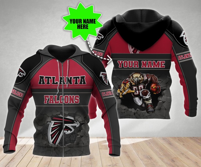 Atlanta Falcons Personalized Ugly Christmas Sweater Image 2