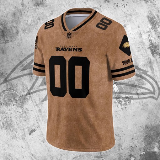 Baltimore Ravens V-neck Jersey Front
