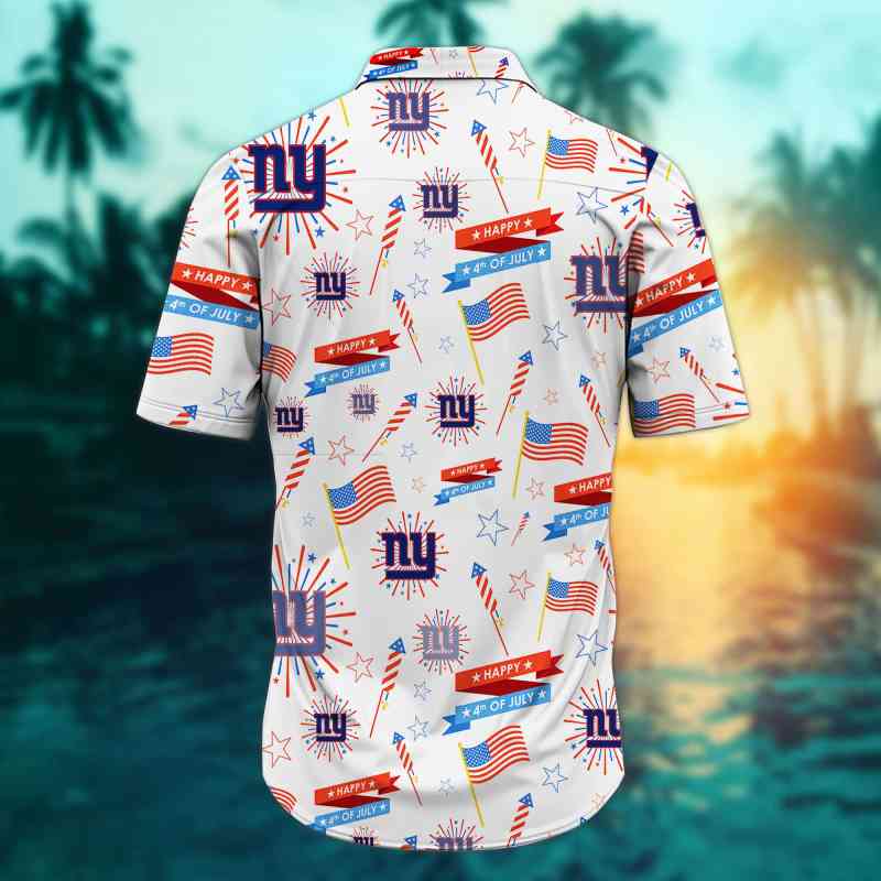 New York Giants Button Shirt Mockup 3
