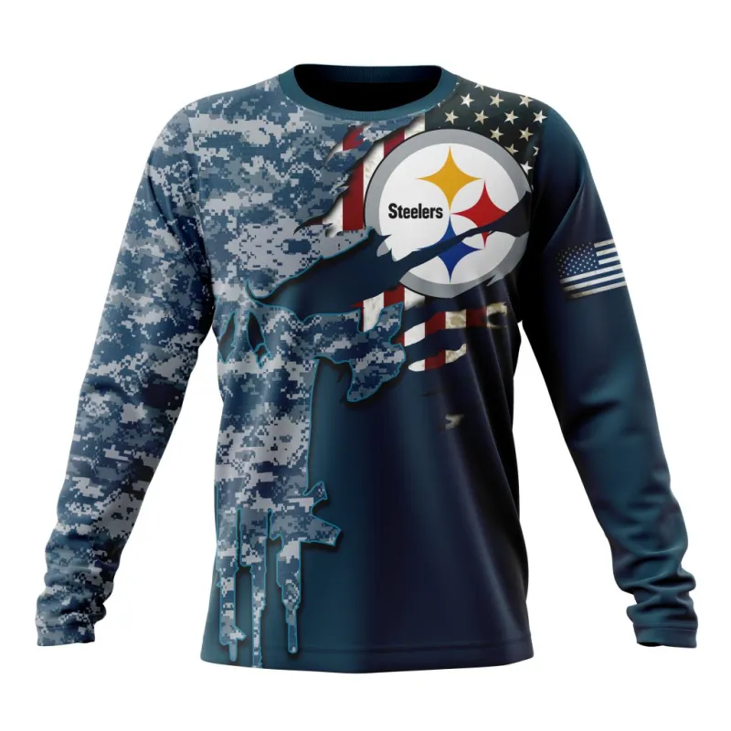 Pittsburgh Steelers Long Sleeve Front