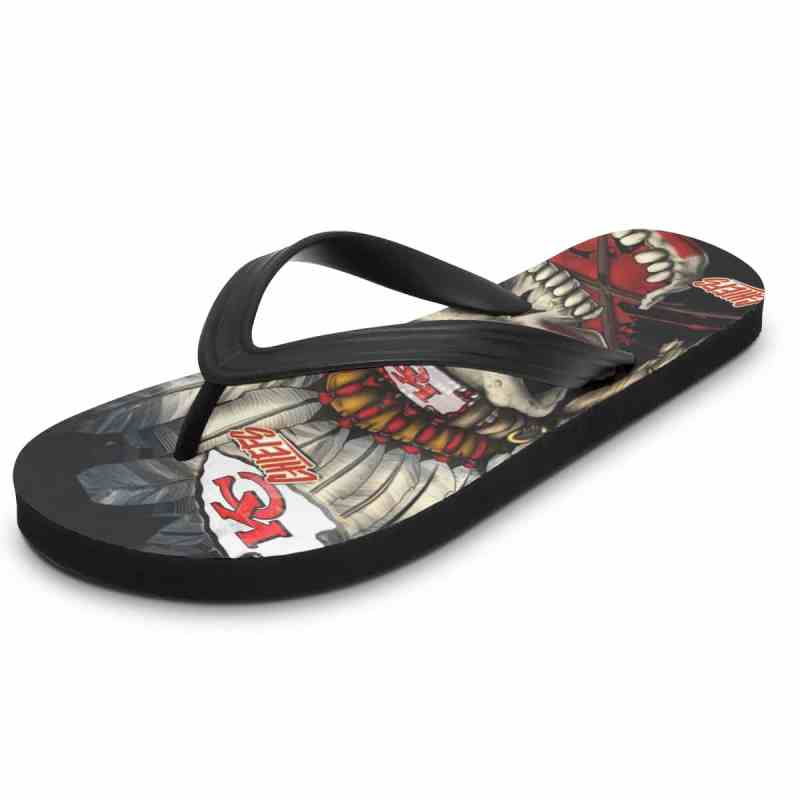 San Francisco 49ers Summer Flip Flop Side View