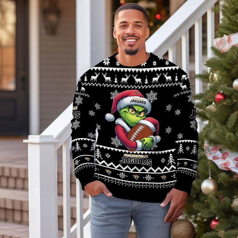 Jacksonville Jaguars Ugly Christmas Sweater Outdoor