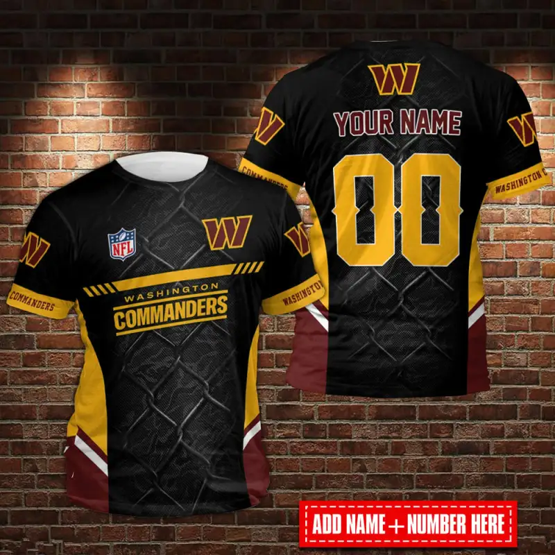 Personalized Washington Commanders T-Shirt