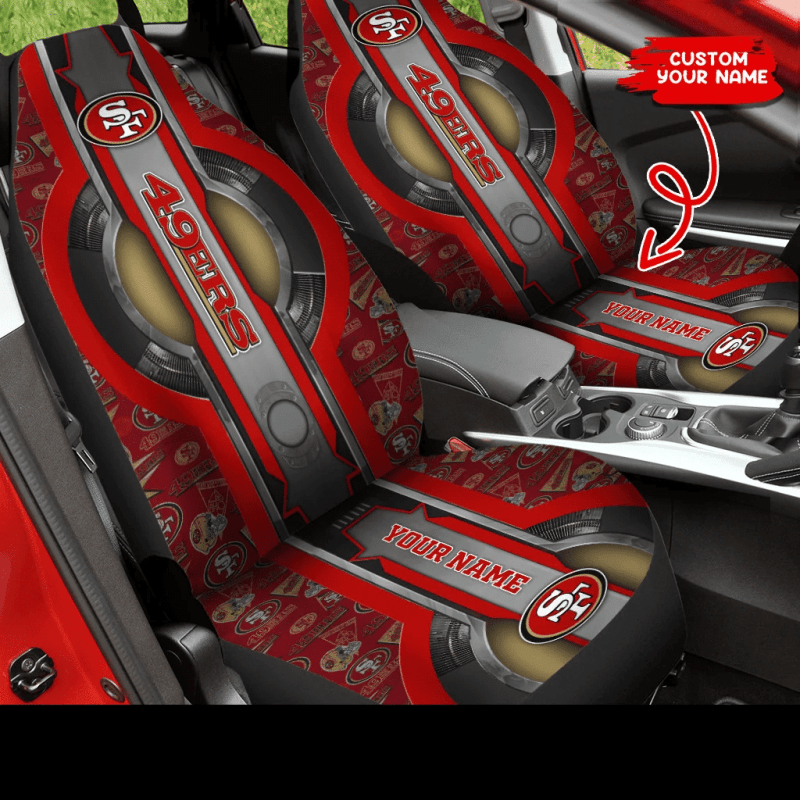 San Francisco 49ers Personalized Car Seat Covers