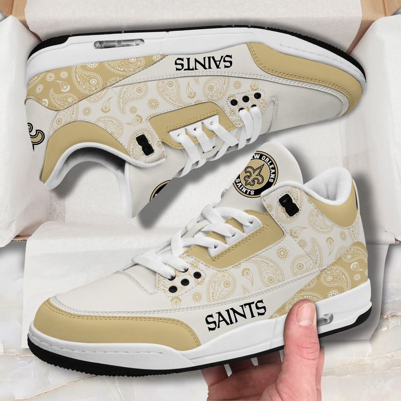 New Orleans Saints JD03 Leather Shoes