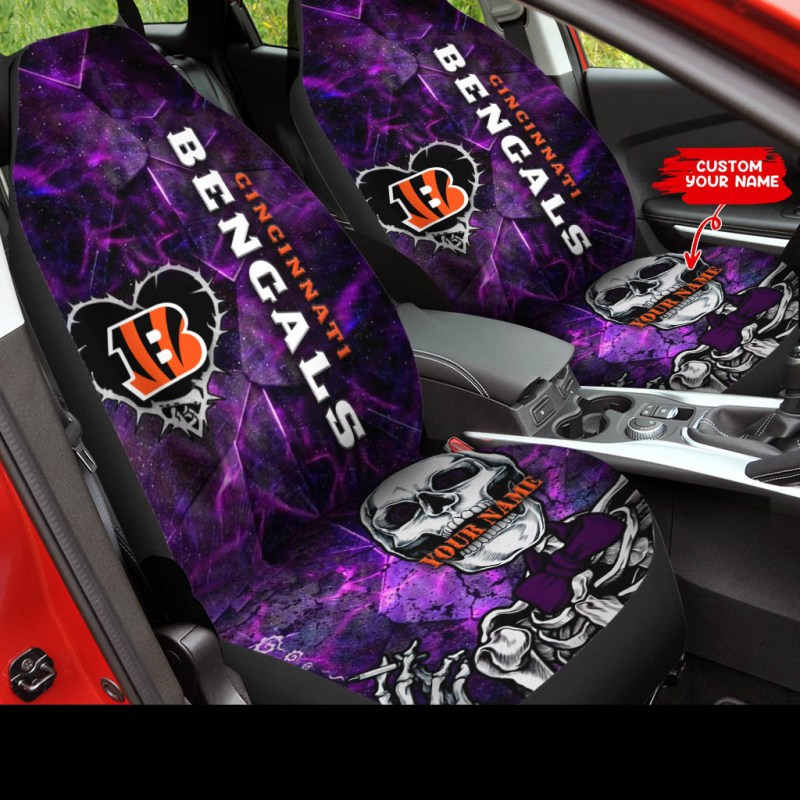 Cincinnati Bengals Personalized Car Seat Covers