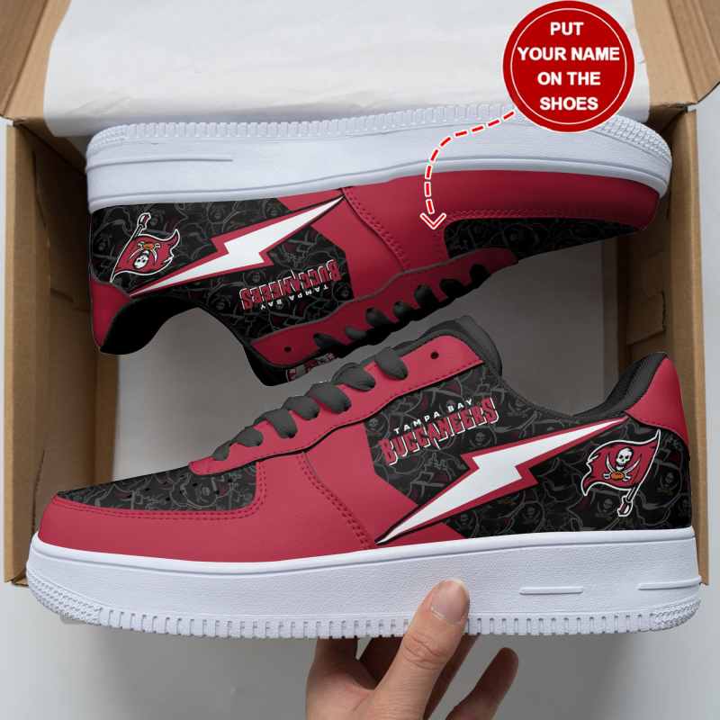 Tampa Bay Buccaneers Personalized AF1 Shoes Design