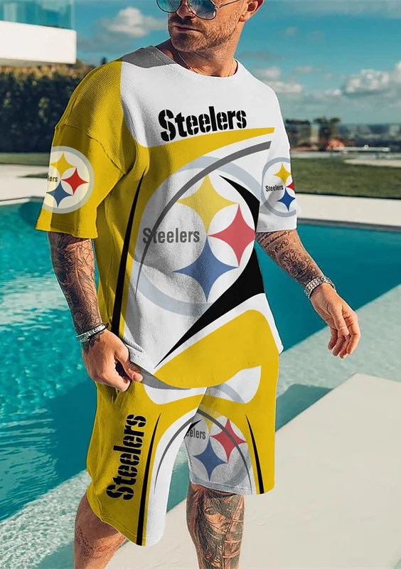 Pittsburgh Steelers T-Shirt and Shorts - NFL Merchandise