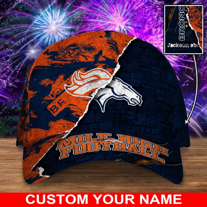 Denver Broncos Personalized Classic Cap