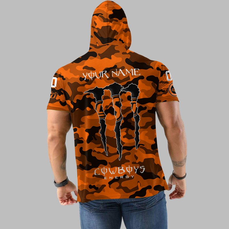 Oklahoma State Cowboys Camo Hoodie Back