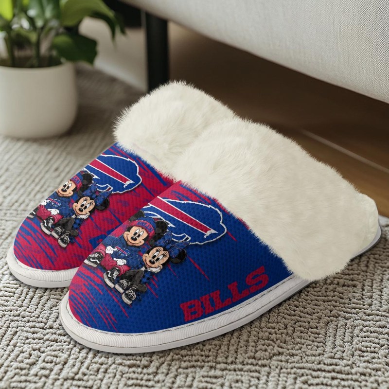 Buffalo Bills Fuzzy Slippers