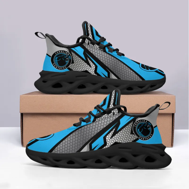Carolina Panthers Yezy Running Sneakers