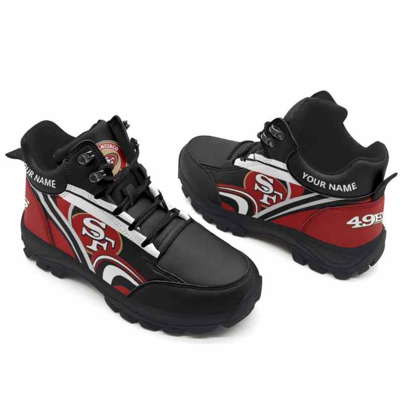 San Francisco 49ers Personalized Hiking Shoes