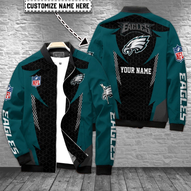 Personalized Philadelphia Eagles Bomber Jacket