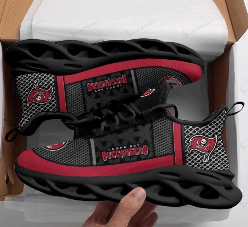 Tampa Bay Buccaneers Yezy Sneakers Back View