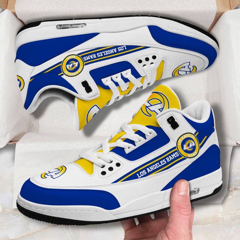 Los Angeles Rams JD03 Genuine Leather Shoes