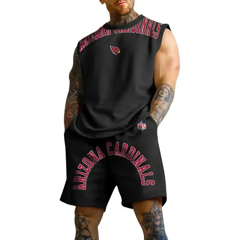 Arizona Cardinals Jersey Tank Top and Shorts Image 1