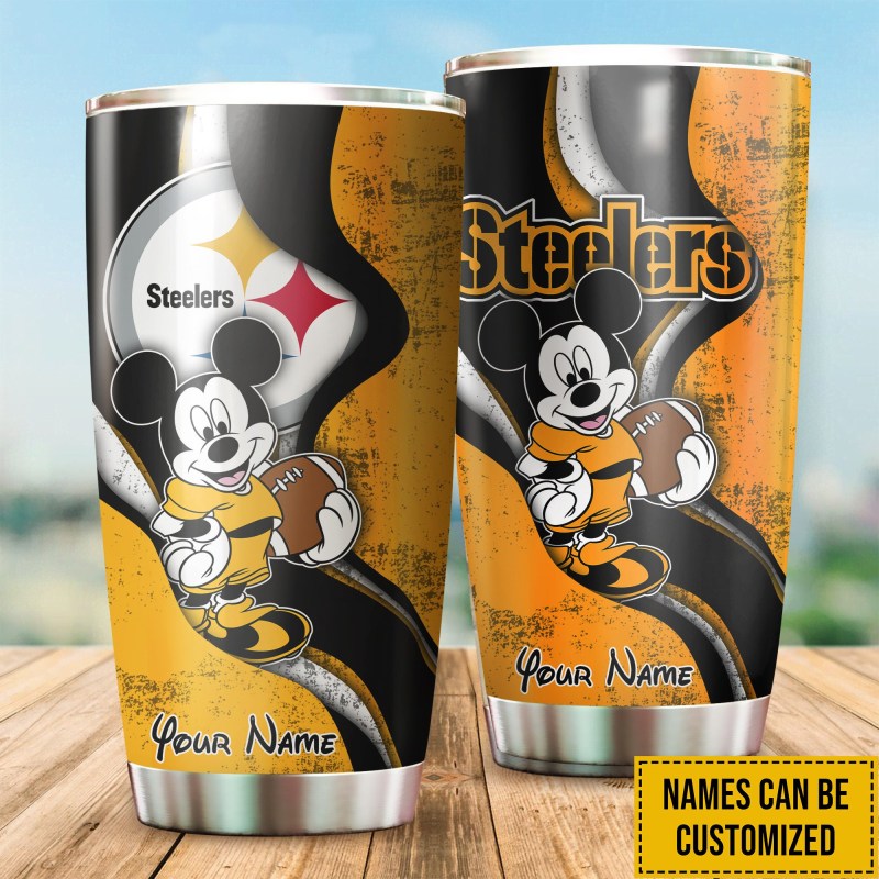Pittsburgh Steelers Personalized Tumbler - Game Day Outfit
