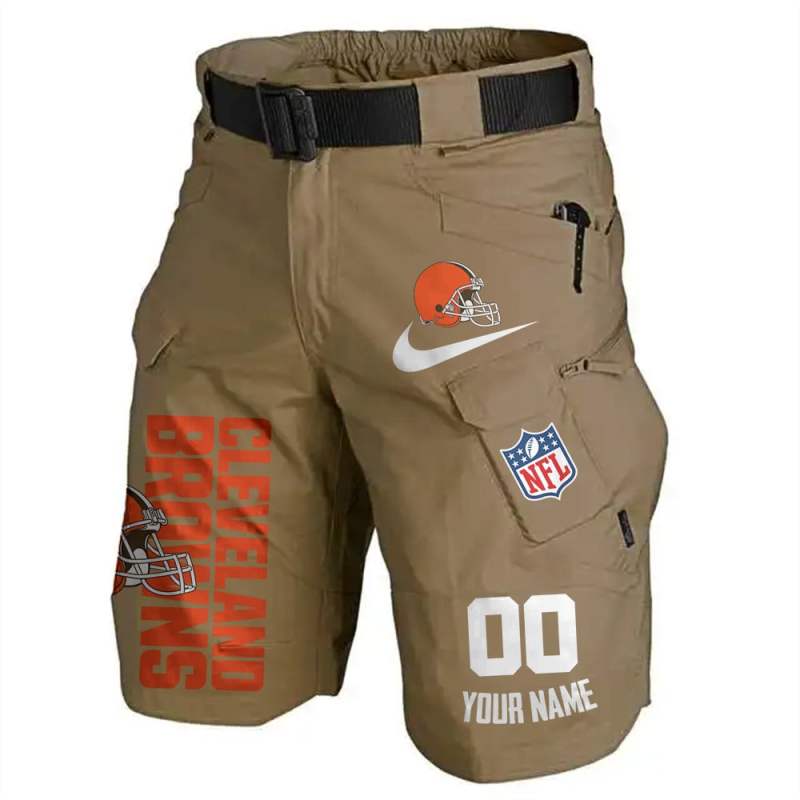 Cleveland Browns Men Shorts with tactical features