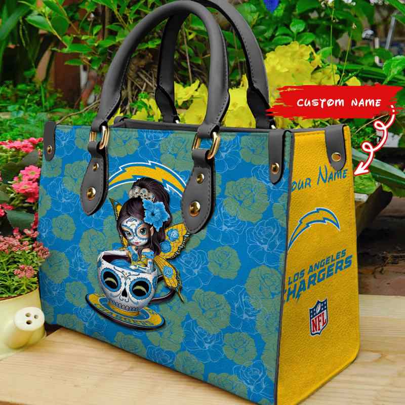 Mockup of Chargers Handbag