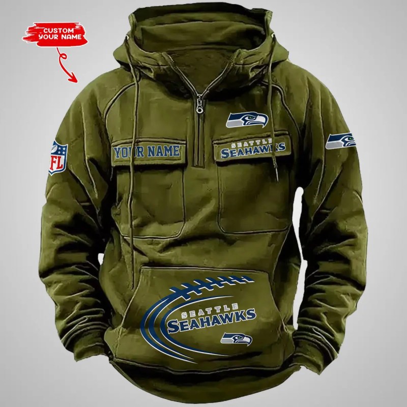 Seattle Seahawks Hoodie Image 3