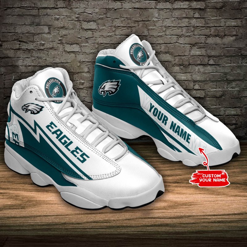 Philadelphia Eagles Personalized AJD13 Sneakers