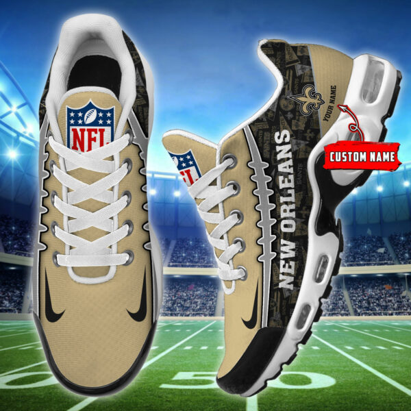 New Orleans Saints T-N Youth Sneakers Image 1