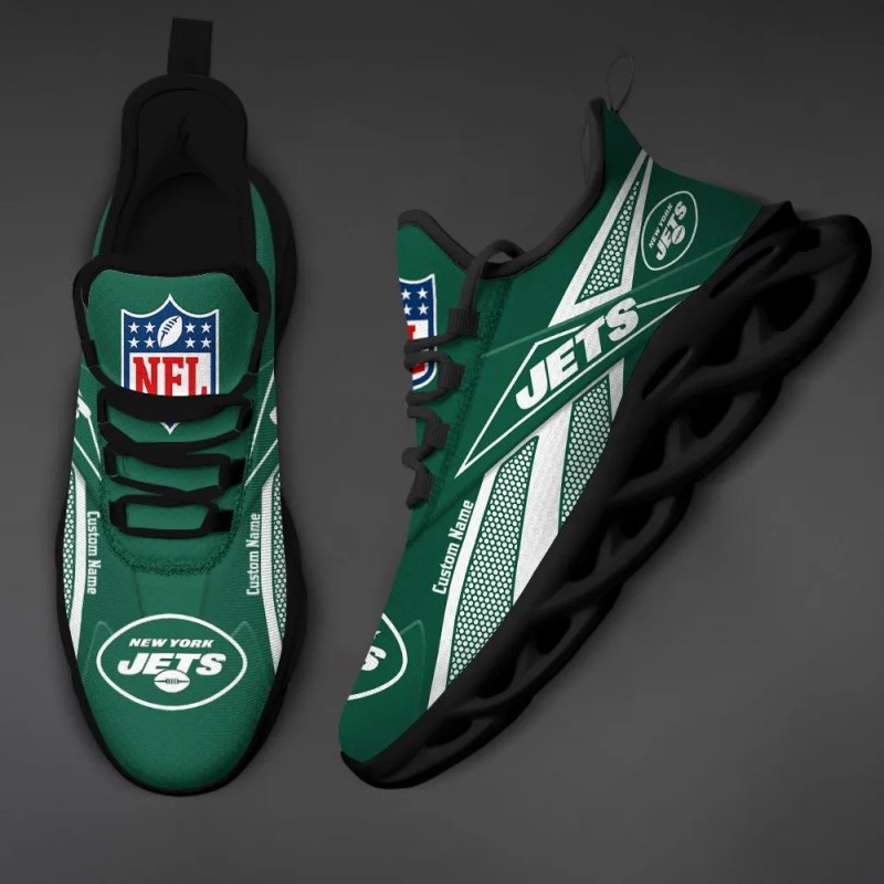 Personalized Yezy Sneakers for Jets Fans