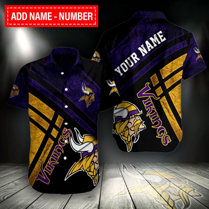 Minnesota Vikings Button Shirt Sizing Chart