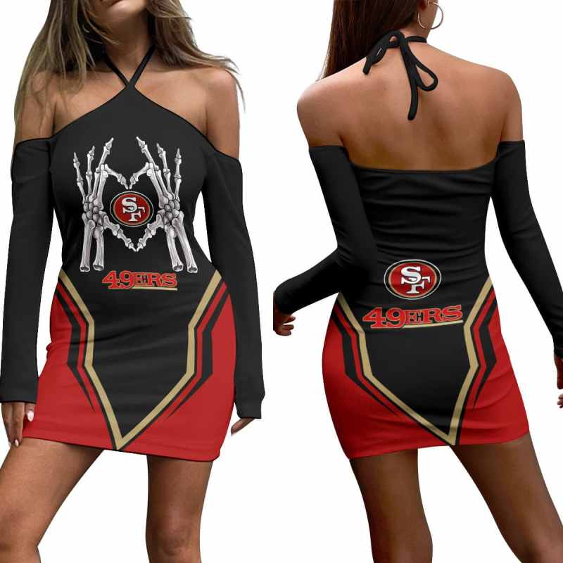 San Francisco 49ers Halter Dress