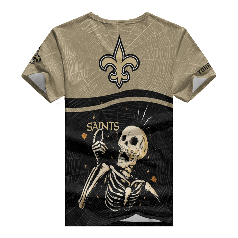 Comfortable New Orleans Saints V-neck T-shirt