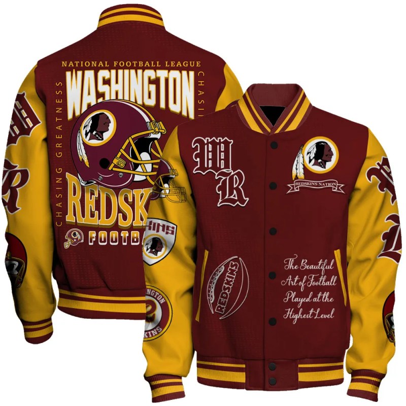 Washington Commanders Varsity Jacket