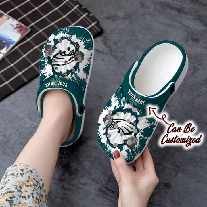 Philadelphia Eagles Personalized Clogs